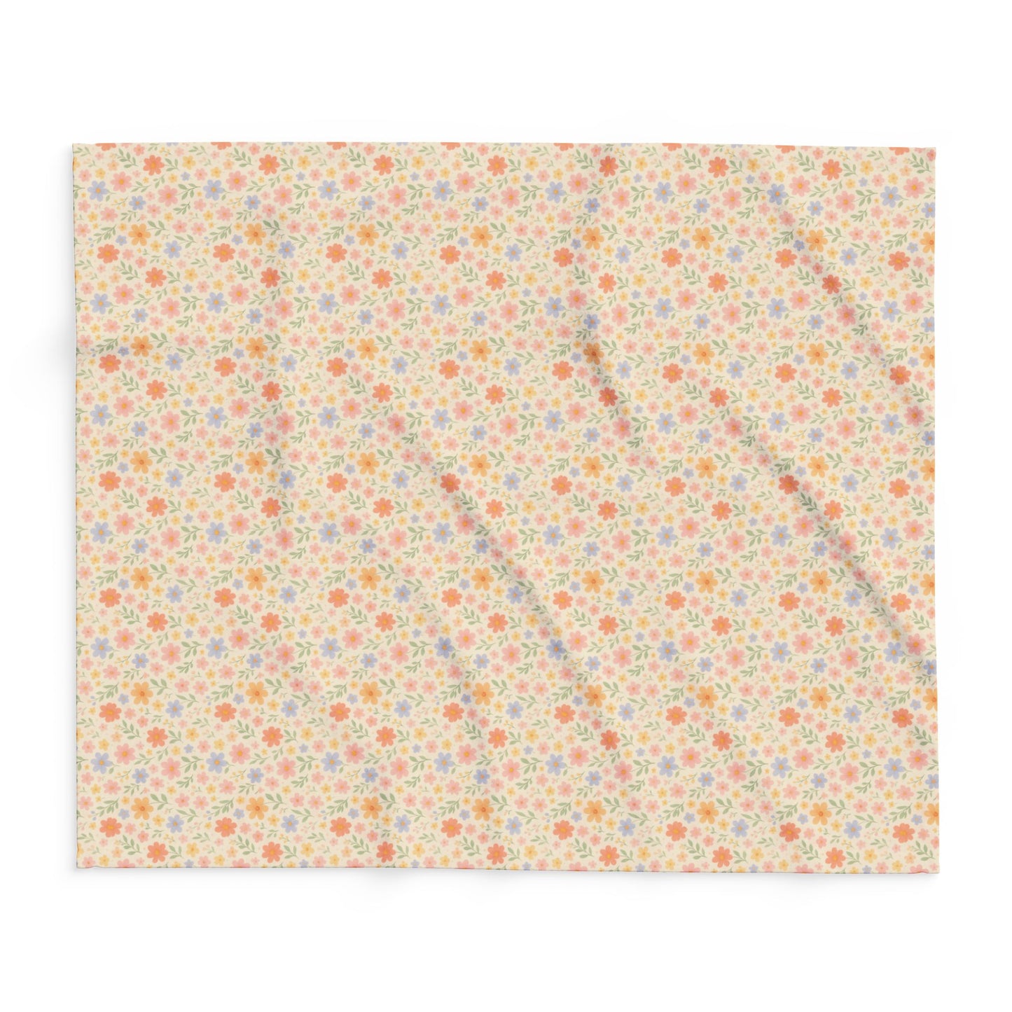 Arctic Fleece Blanket — Cute Floral Cozy Throw