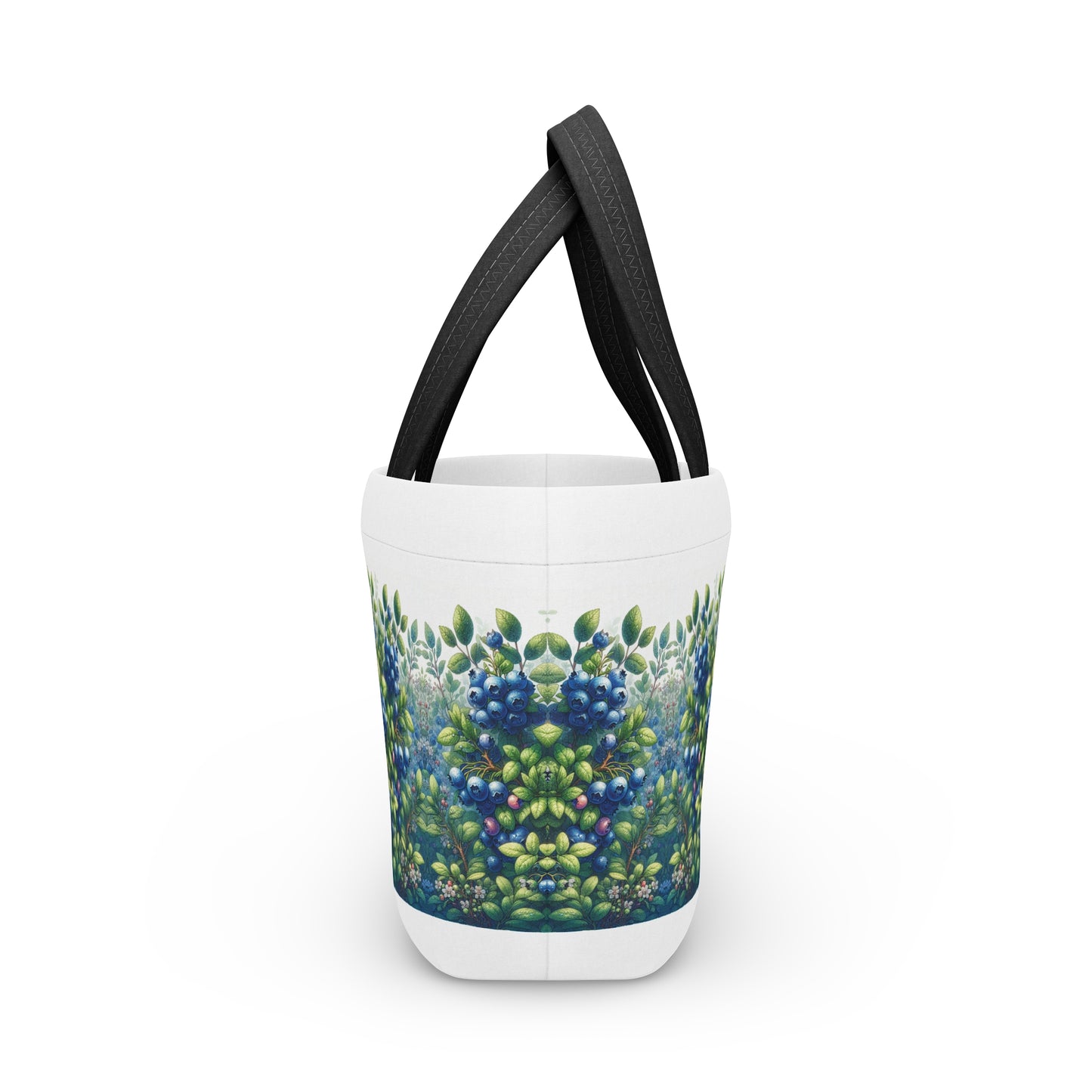 Blueberries Lunch Bag, Insulated Tote for Work, School, Picnics, Reusable Lunchbox, Food Storage Bag