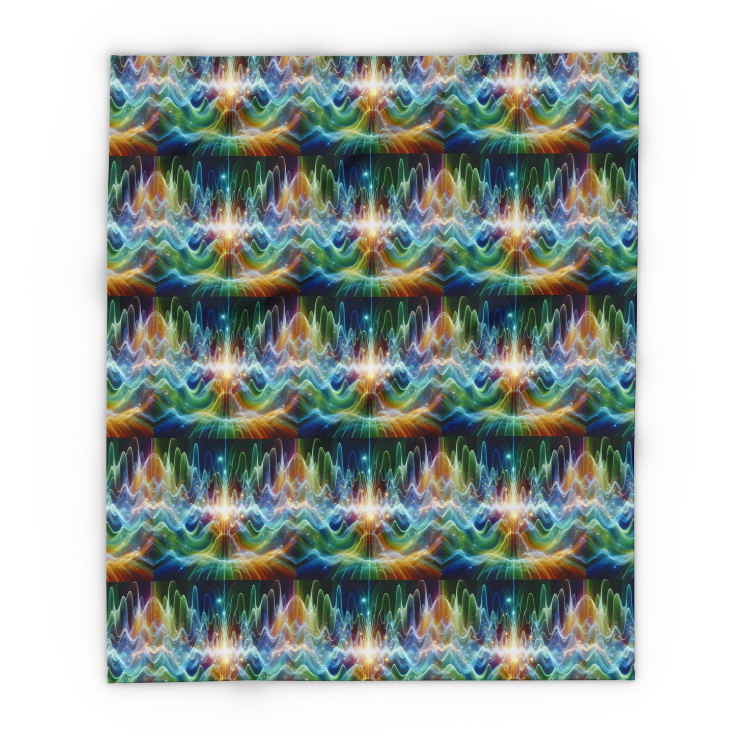 Fleece Blanket - Frequency Waves Design