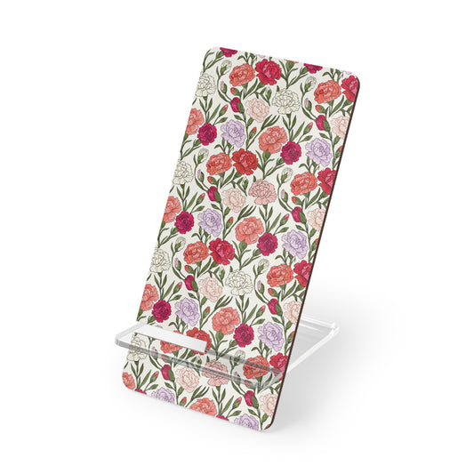 Floral Smartphone Stand – Vintage Rose Mobile Display Holder