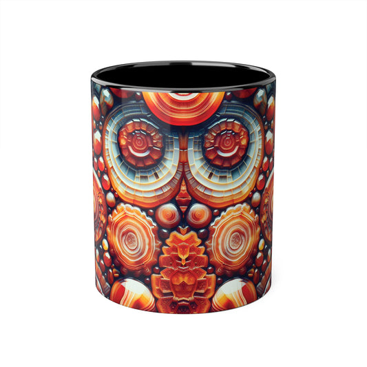 Mug - Carnelian Design Accent Mug, 11oz
