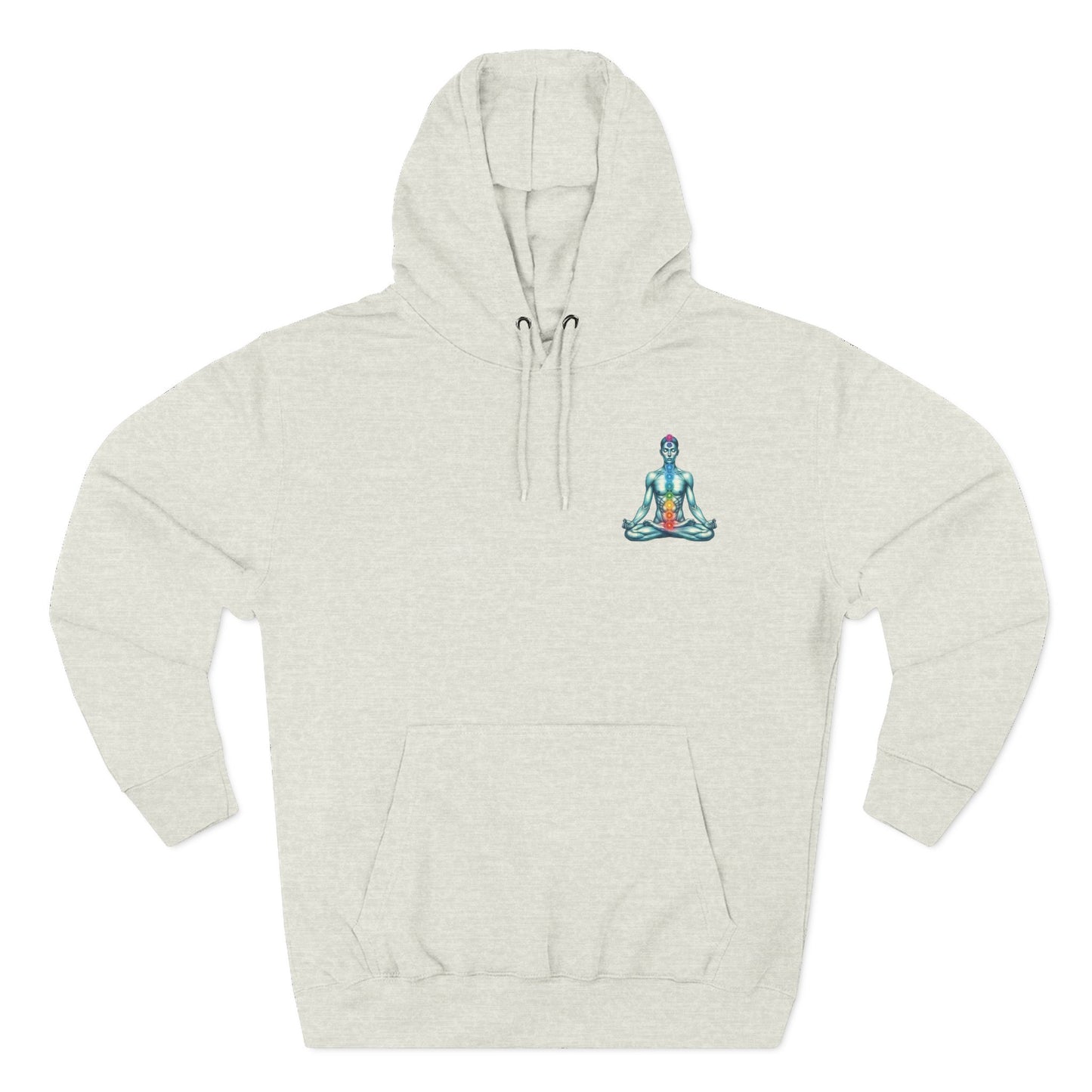 Fleece Hoodie - Chakra Meditation Design