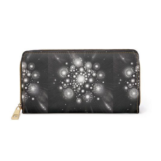 Zipper Wallet - Star Cluster Design