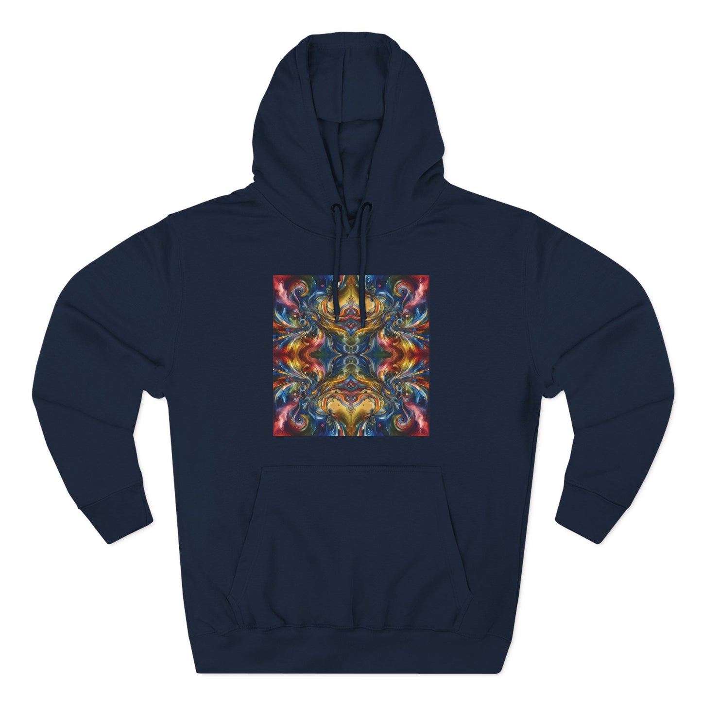 Fleece Hoodie - Energy Wave Design