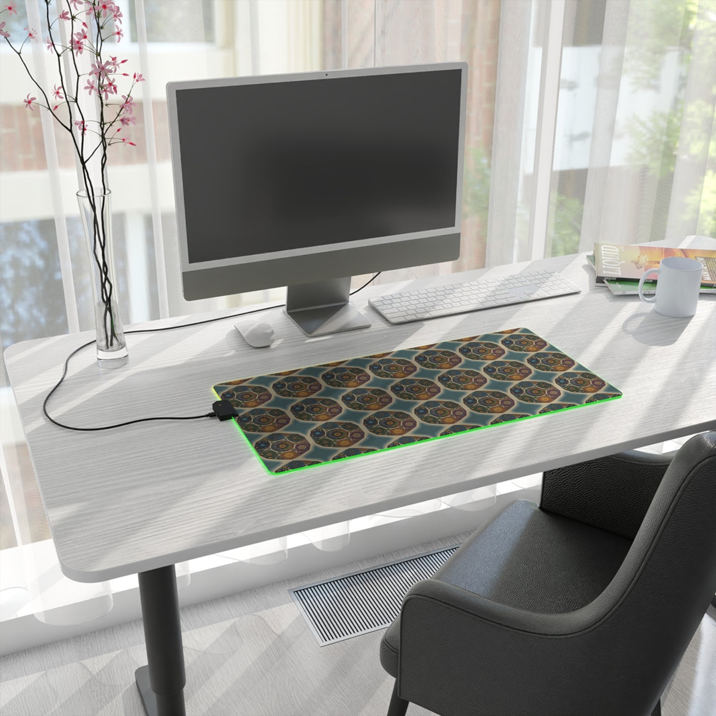 LED Gaming Mouse Pad - Spiritual Design