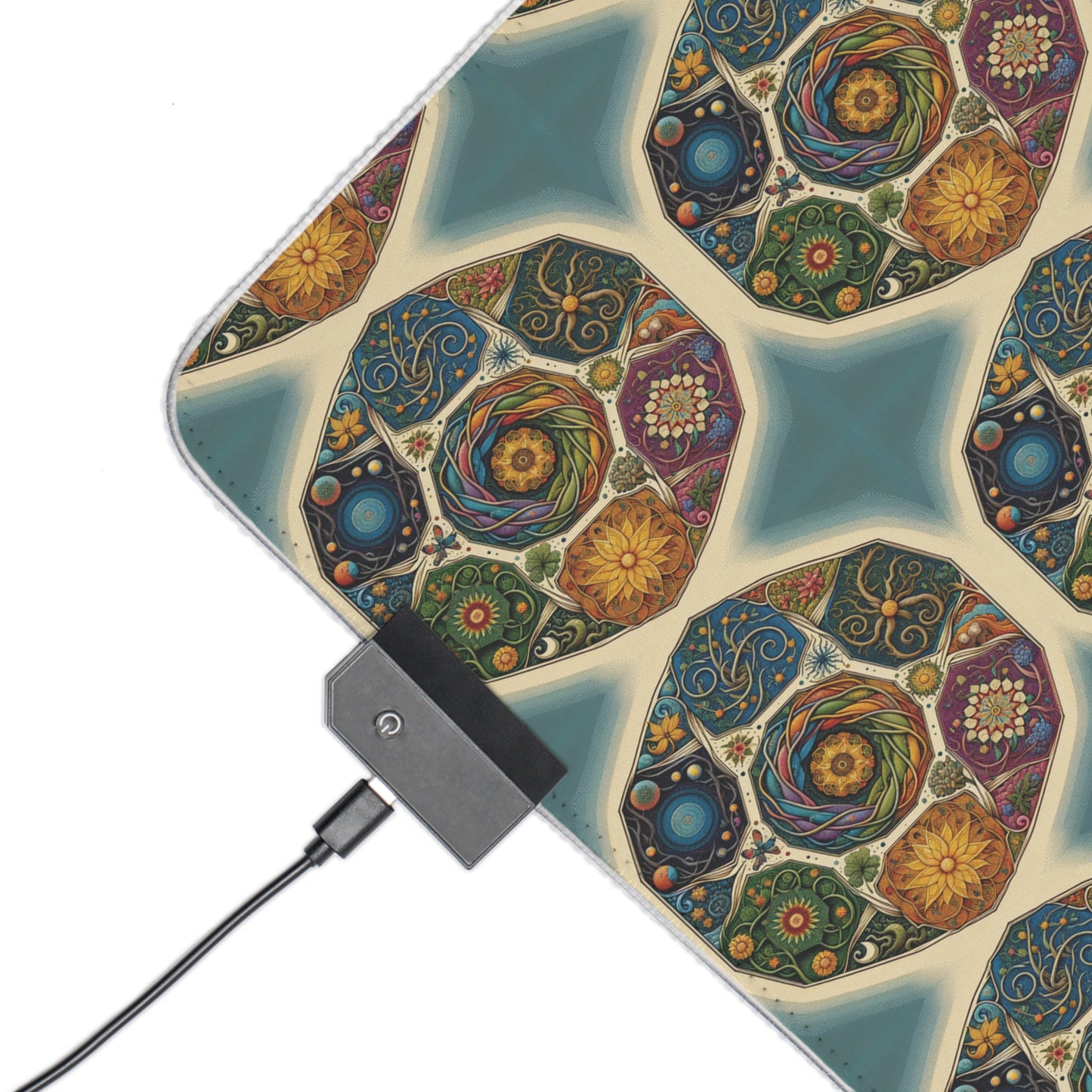 LED Gaming Mouse Pad - Spiritual Design