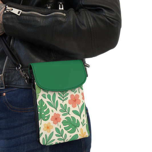 Phone Wallet - Cute Tropical Design