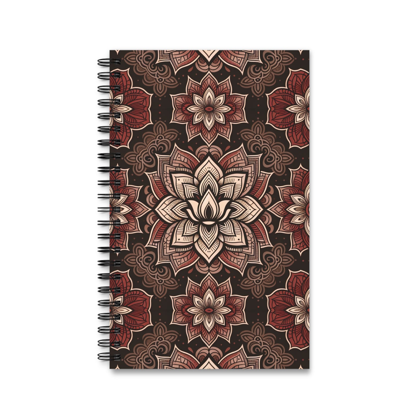 Root Chakra Spiral Journal - Thoughtful Gift for Writers, Artists, Students, Creative Notebook, Mandala Design