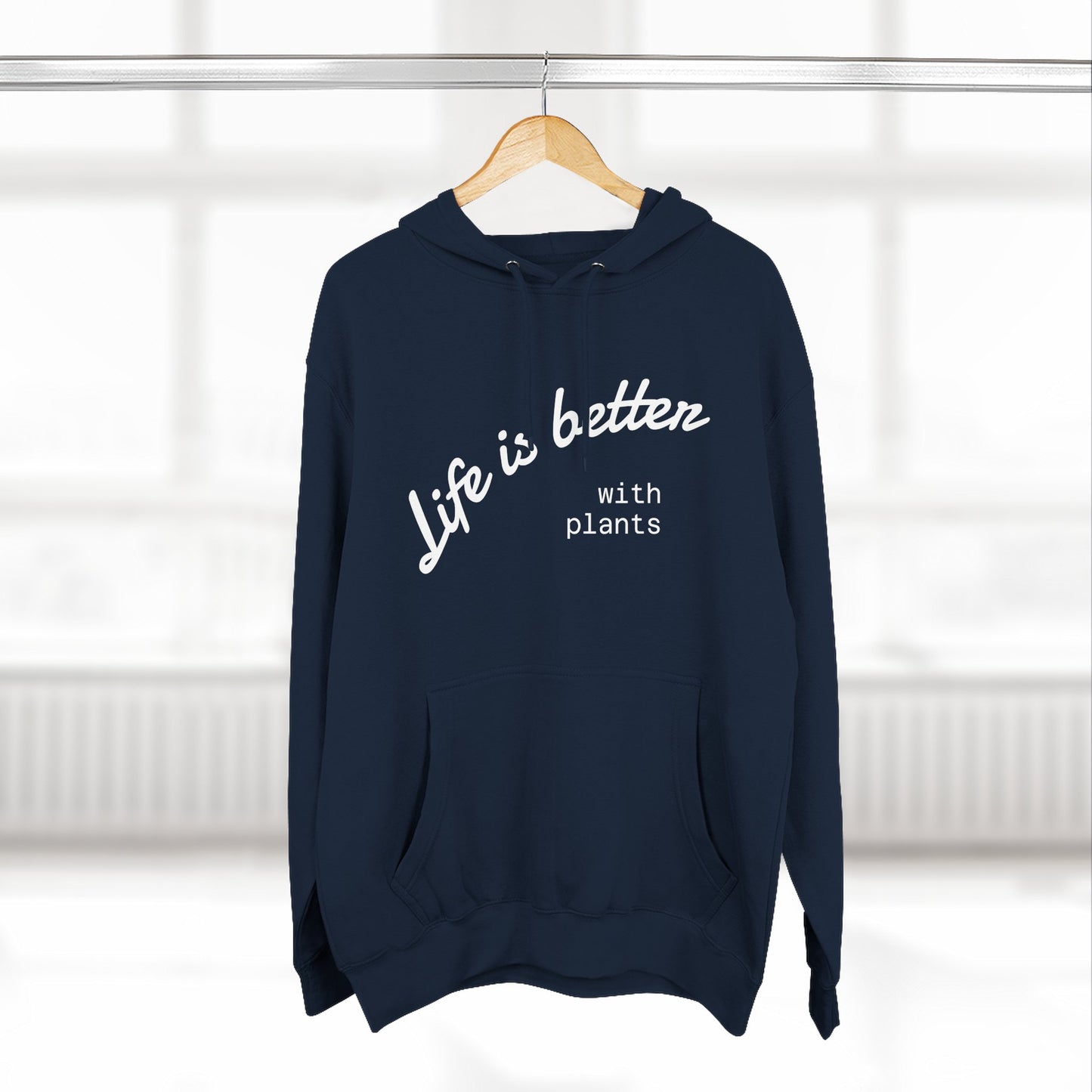 Life is Better with Plants Fleece Hoodie