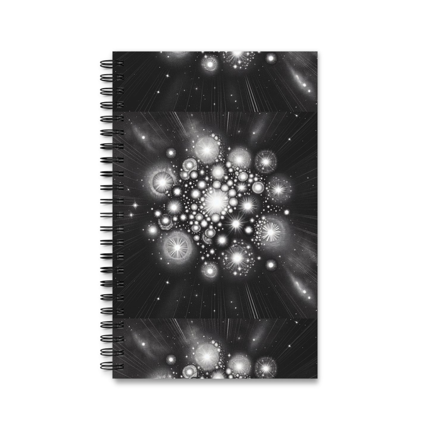 Star Cluster Spiral Journal - meditation journal, cosmic design, yogi diary