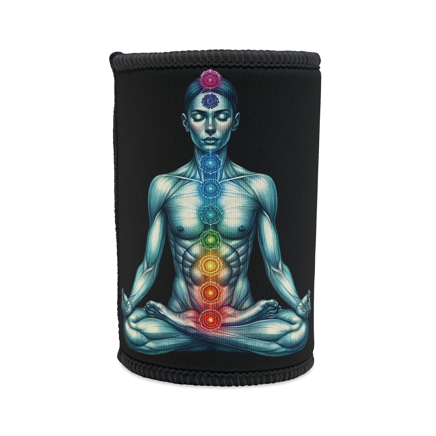 Stubby Cooler - Chakra Meditation Design