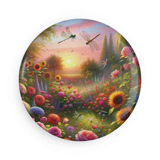 Enchanting Floral Magnet Set - Nature-Themed Decor for Home & Gifts