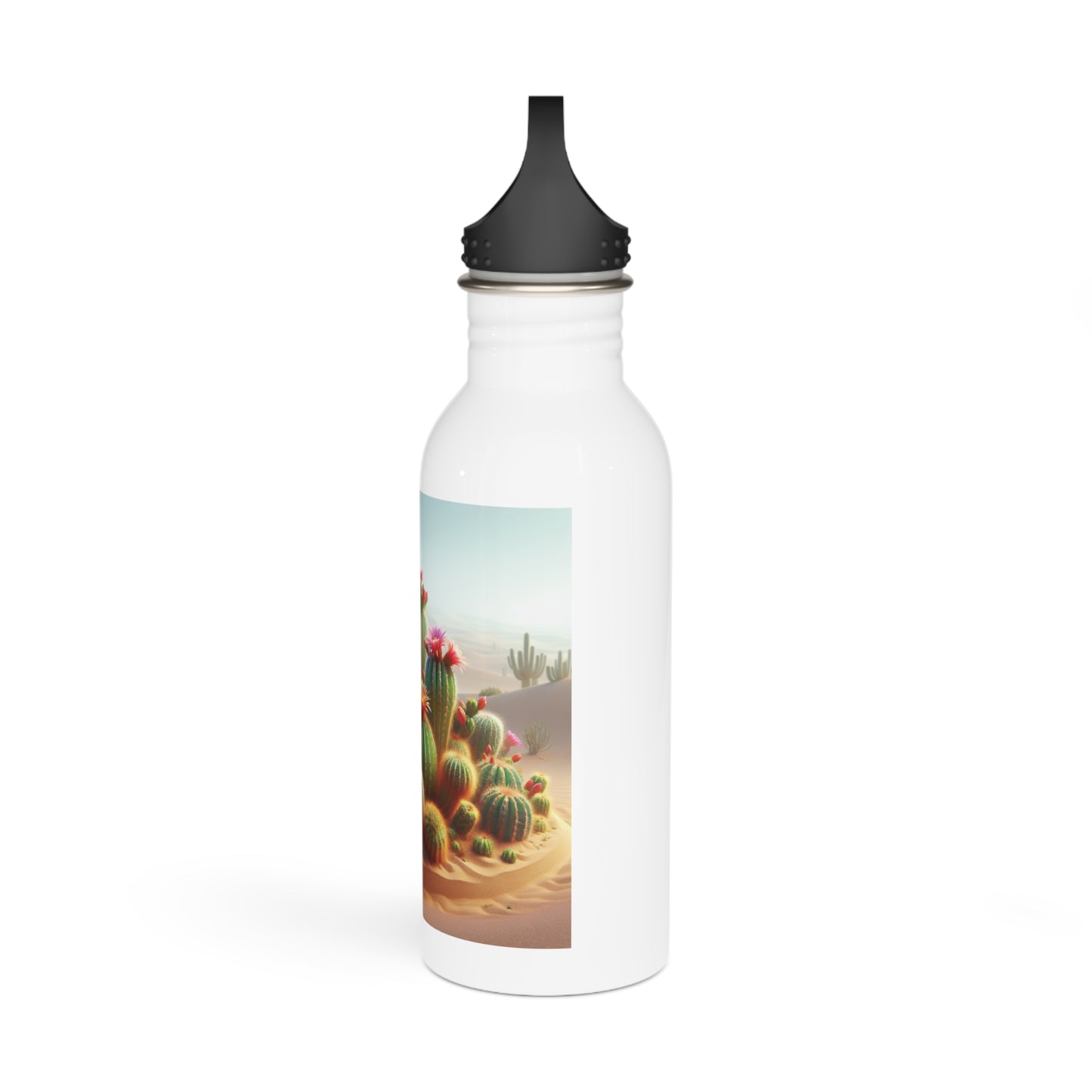 Cactus Stainless Water Bottle, Portable Travel Flask, Succulent Desert Plant Insulated Thermos, Hydration Container,