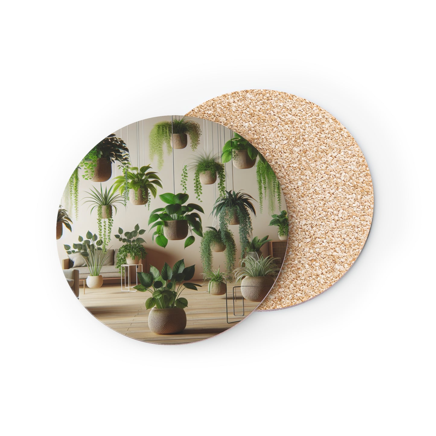 Tropical House Plants Coasters, Botanical Drink Coasters, Succulent Coasters, Plant Lover Gift, Greenery Coasters