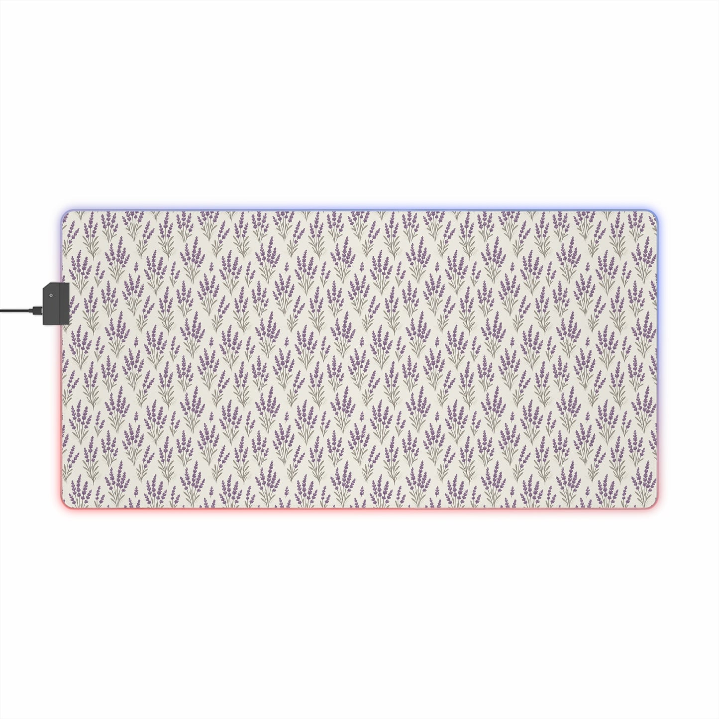 LED Gaming Mouse Pad: Lavender Design