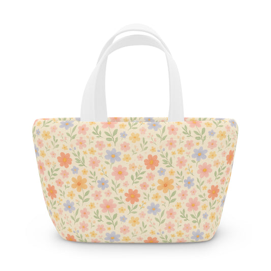 Dainty Floral Lunch Bag