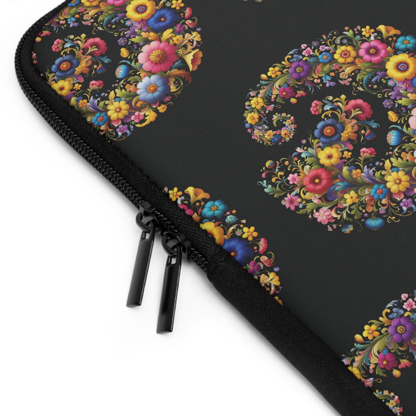 Laptop Sleeve: Floral Swirl