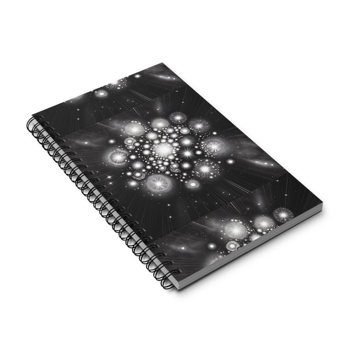 Star Cluster Spiral Journal - meditation journal, cosmic design, yogi diary