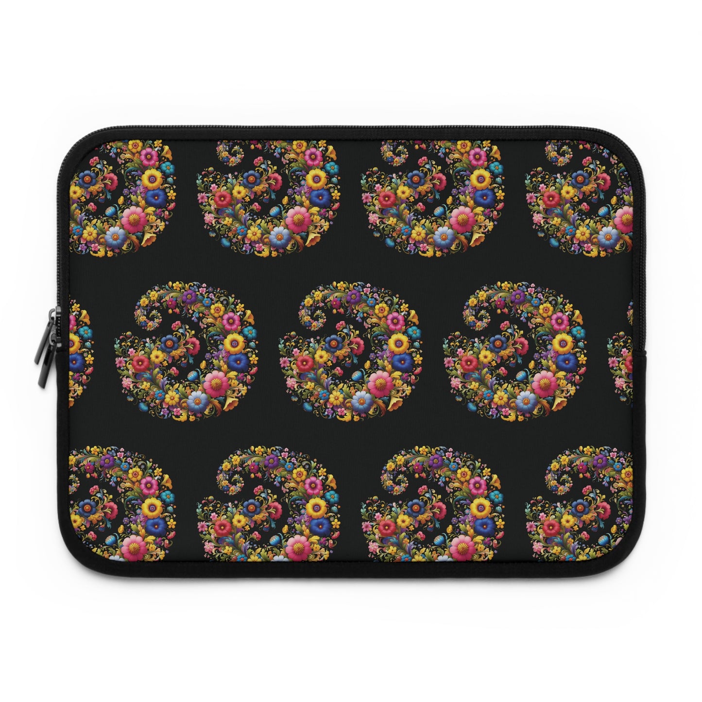 Laptop Sleeve: Floral Swirl