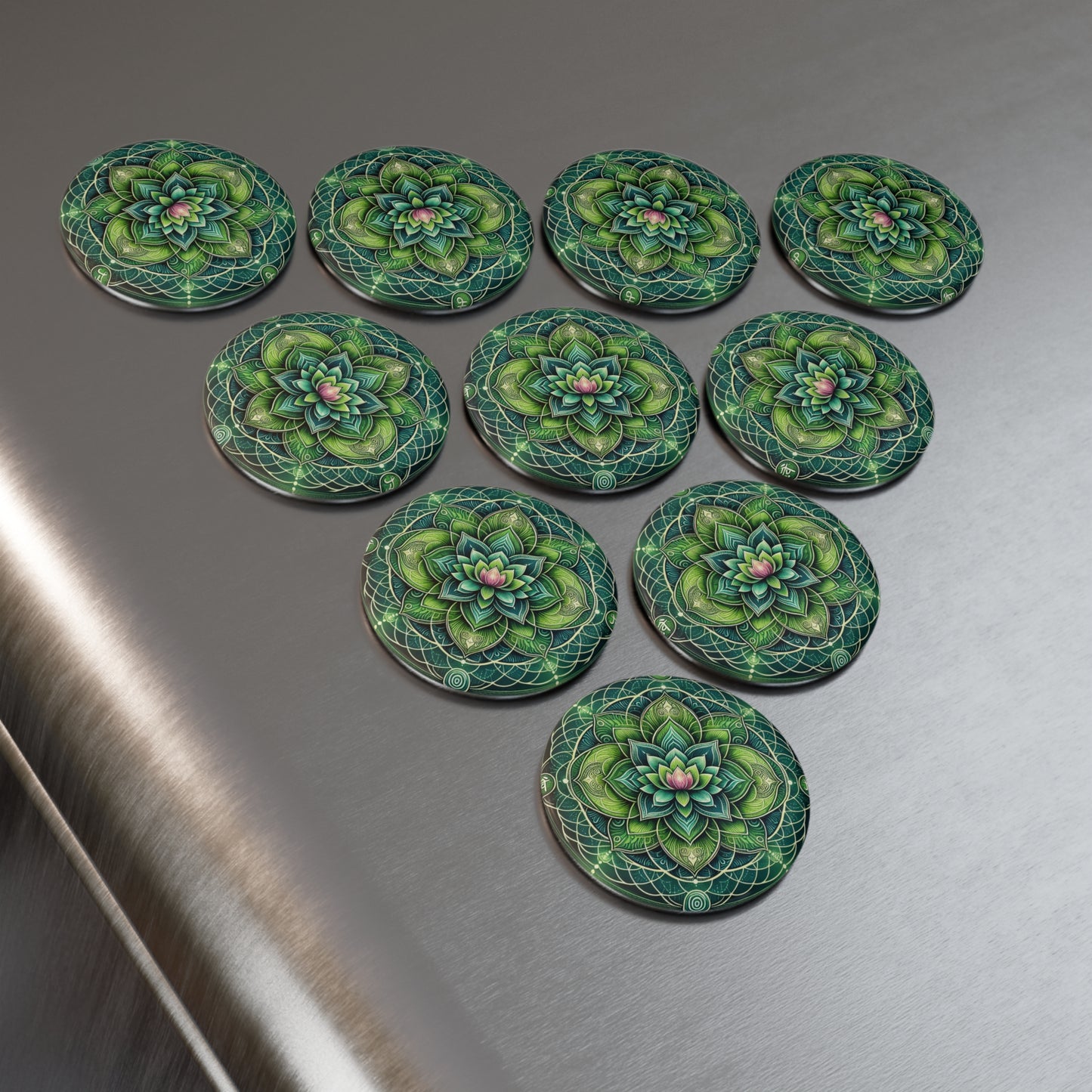 Button Magnet - Heart Chakra