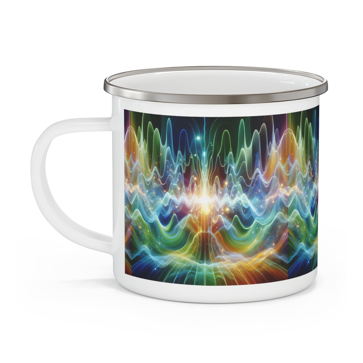 Camping Mug - Frequency Waves Design