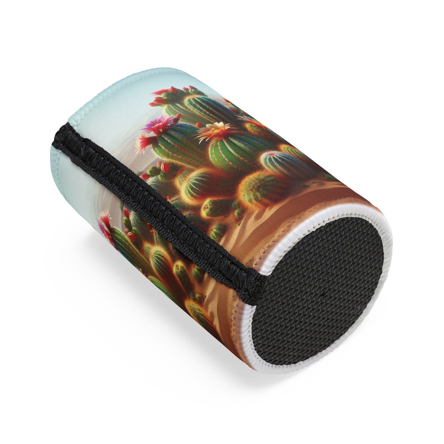 Stubby Cooler - Desert Cactus Design, Succulent Plant Drink Holder, Beverage Holder, Can Cooler, Beer Sleeve, Drink Insulator