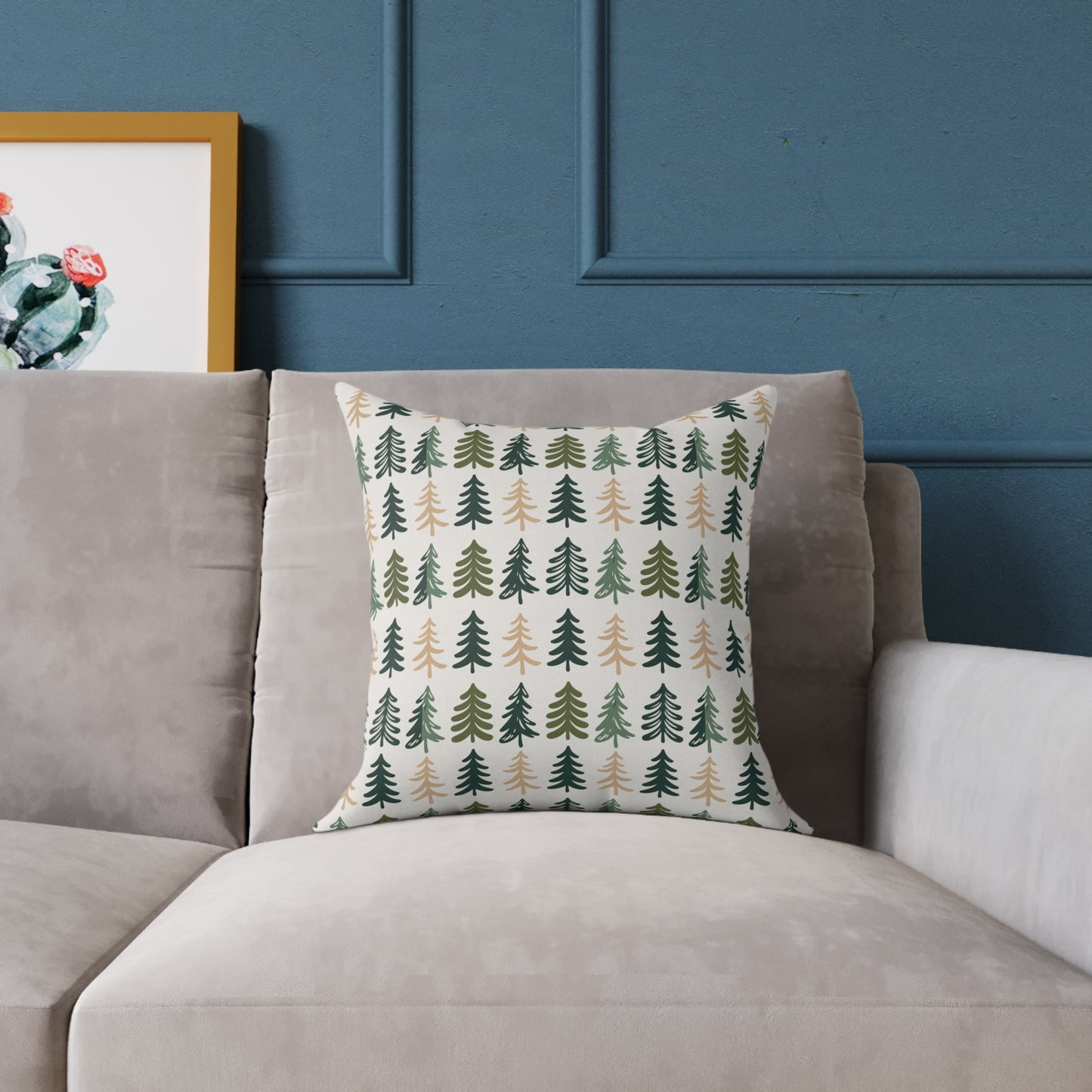Holiday Pillow: Rustic Forest