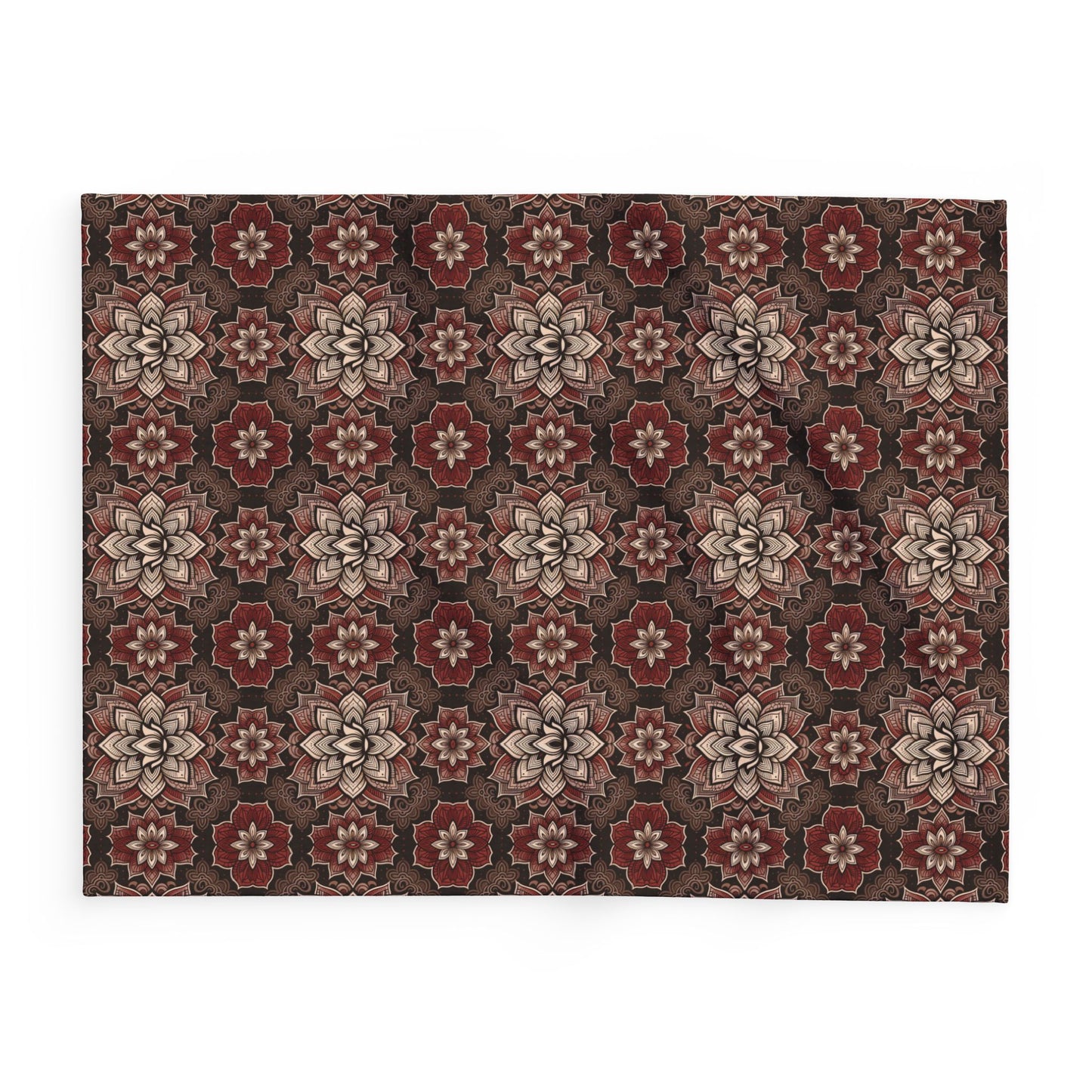 Fleece Blanket with Root Chakra Design