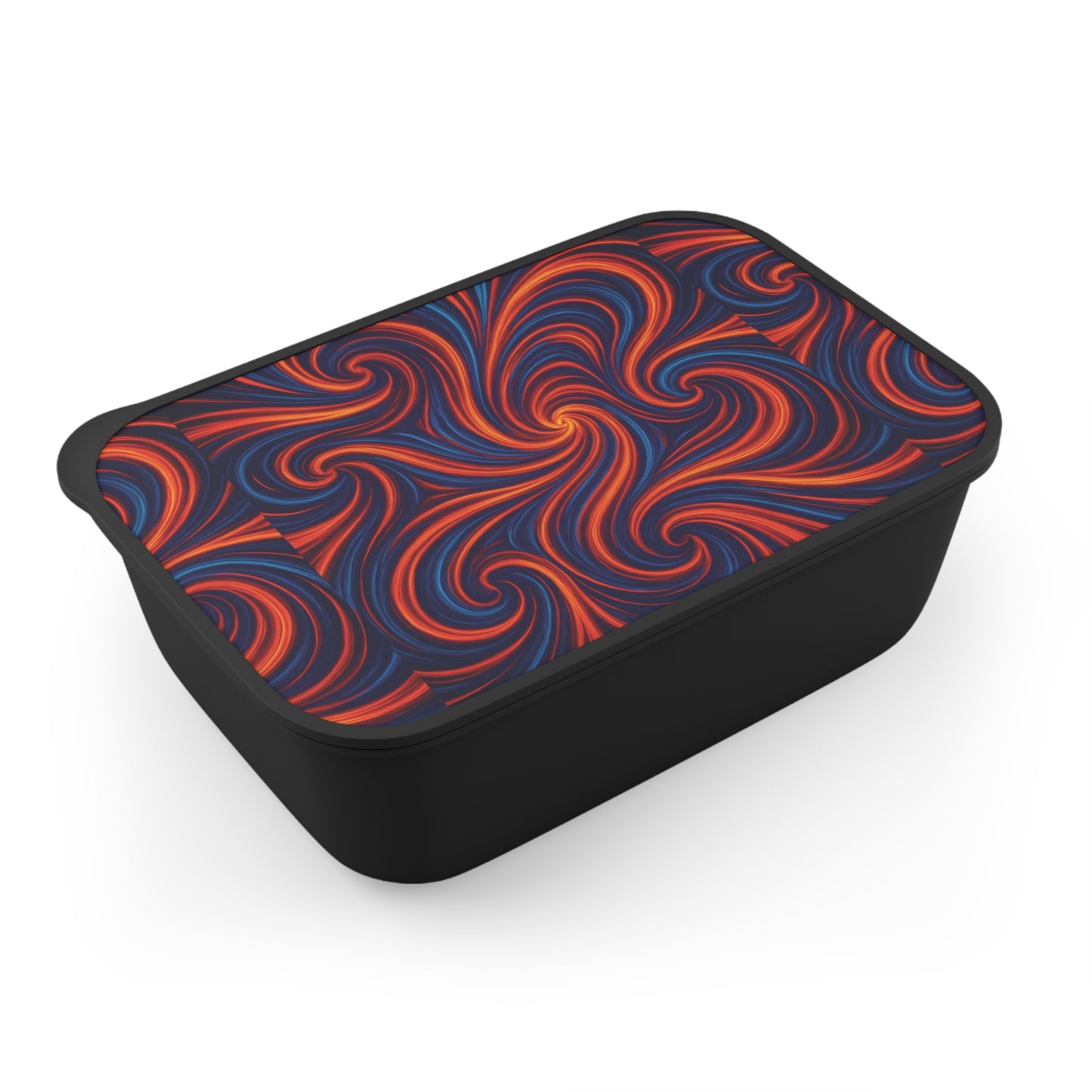 Colorful Swirl Bento Box: Lunch Box, Kids School Bento Box, Meal Prep, Office Lunch Container, Reusable, Eco-friendly