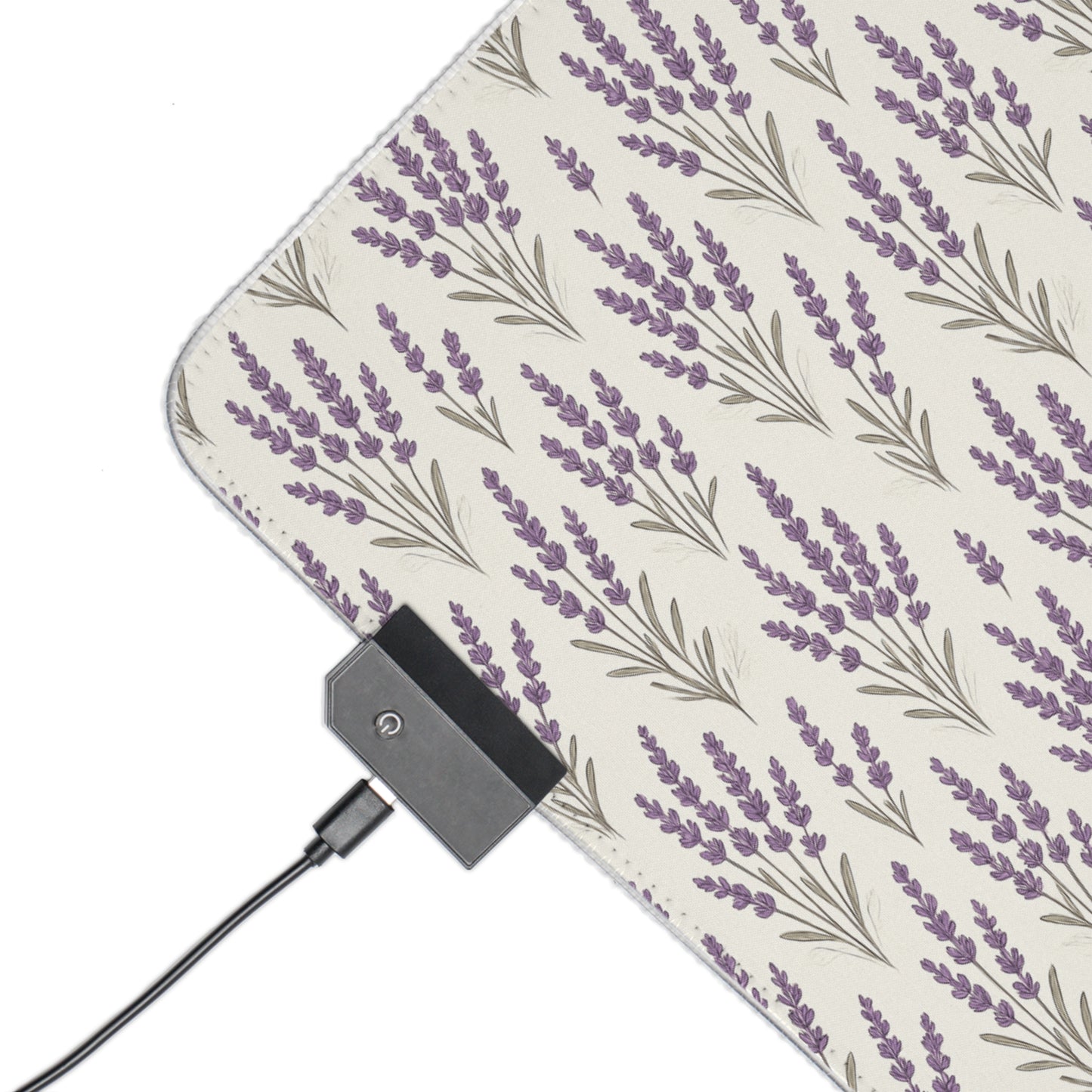 LED Gaming Mouse Pad: Lavender Design
