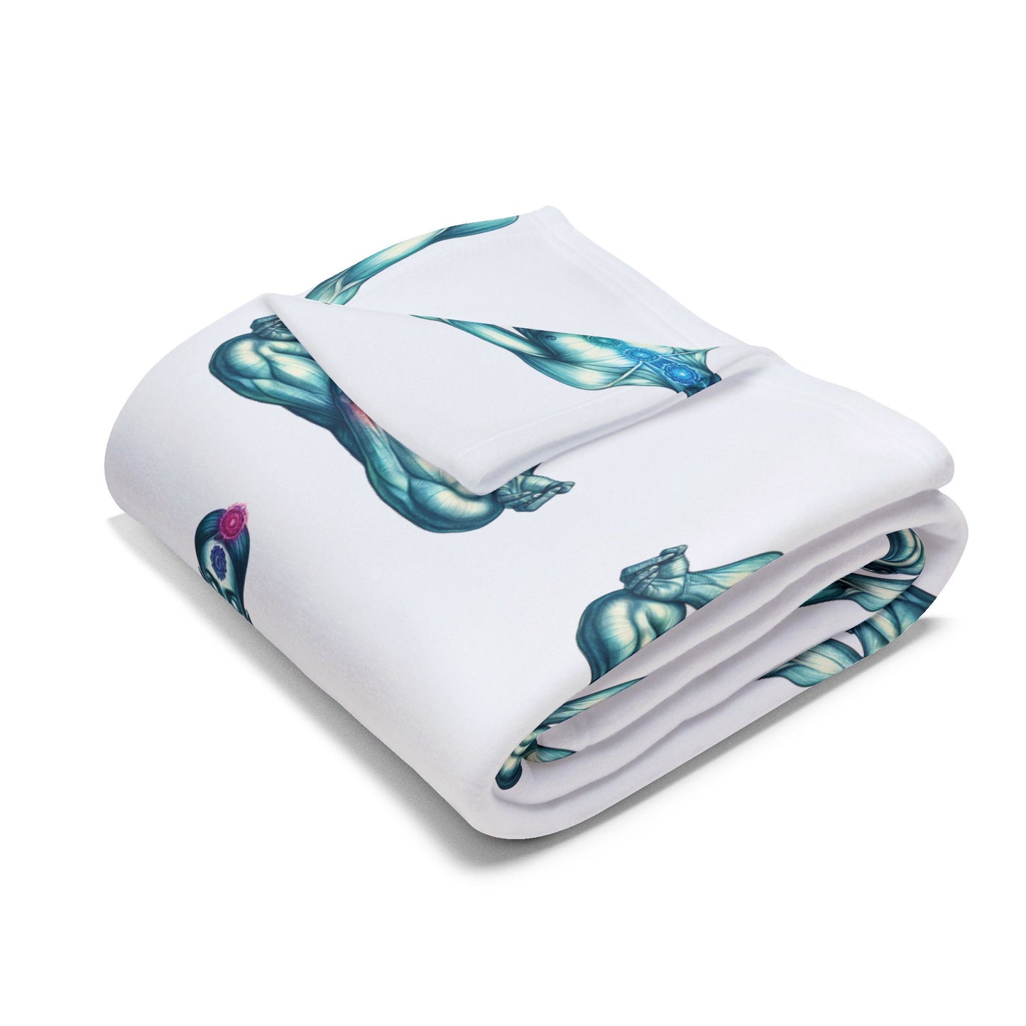 Fleece Blanket - Chakra Meditation Design