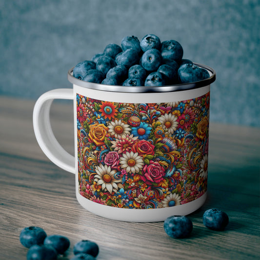 Camping Mug - Vibrant Floral