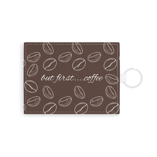 Saffiano Leather Wallet: Credit Card Organizer, Minimalist Card Case, Gift for Him, Gift for Her