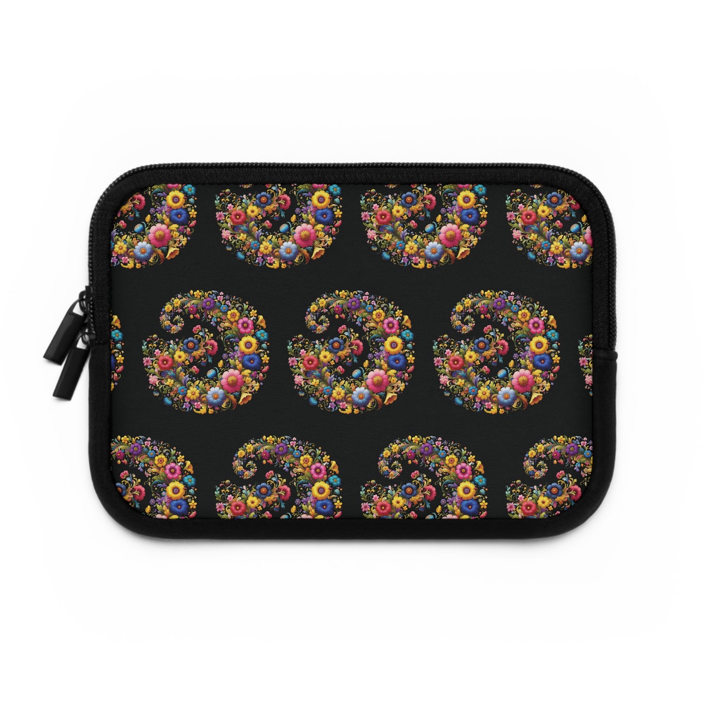 Laptop Sleeve: Floral Swirl