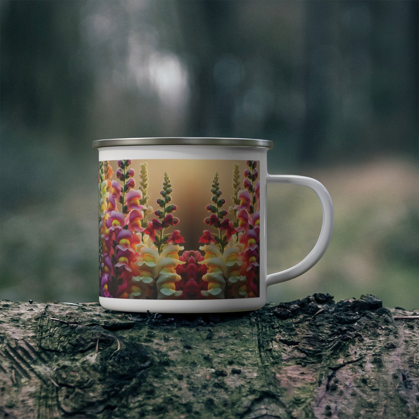 Camping Mug - Snapdragons Design
