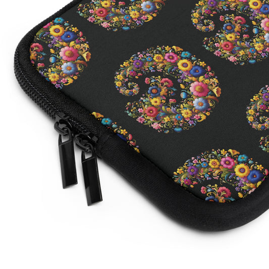 Laptop Sleeve: Floral Swirl