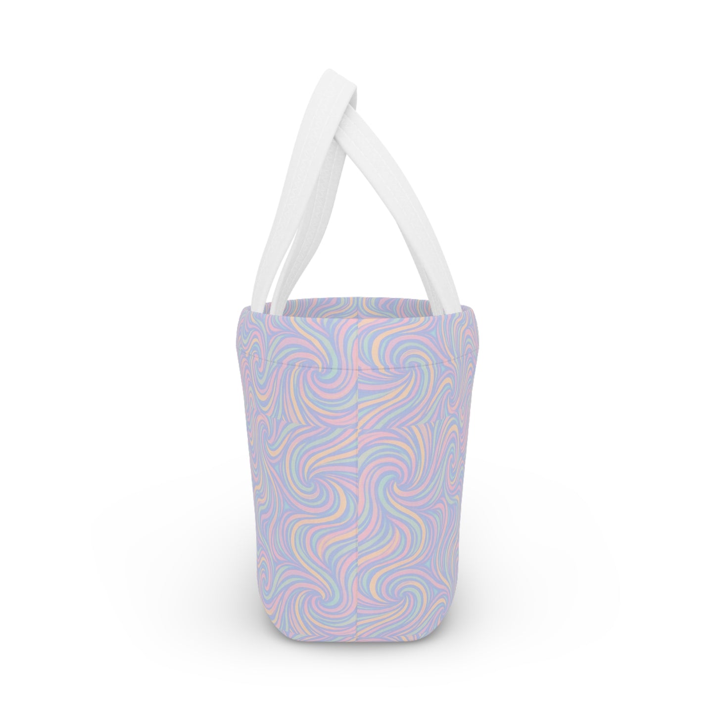 Lunch Bag - Pastel Swirl Print
