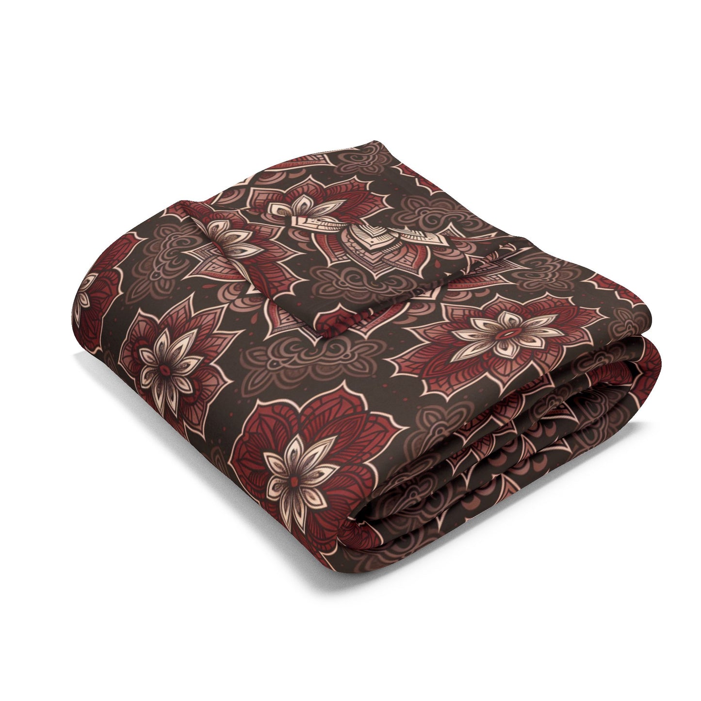 Fleece Blanket with Root Chakra Design