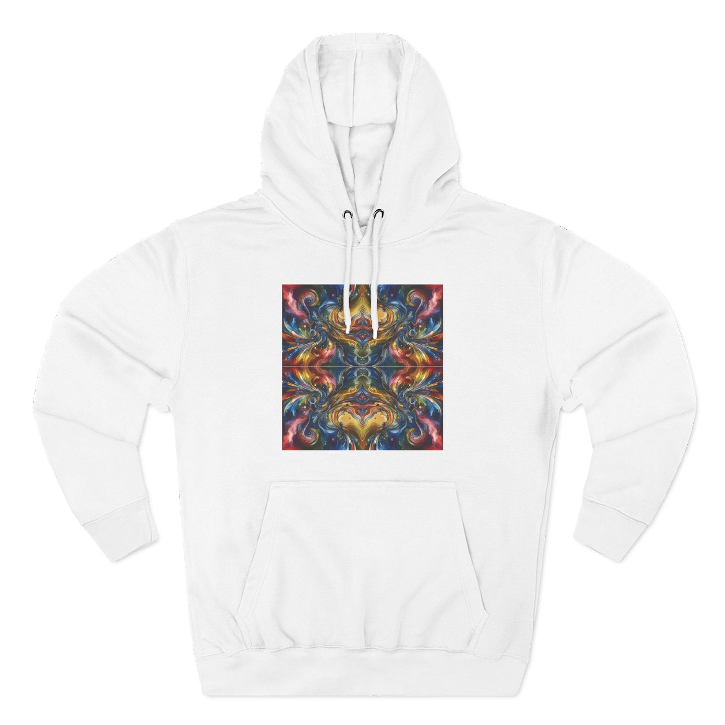 Fleece Hoodie - Energy Wave Design