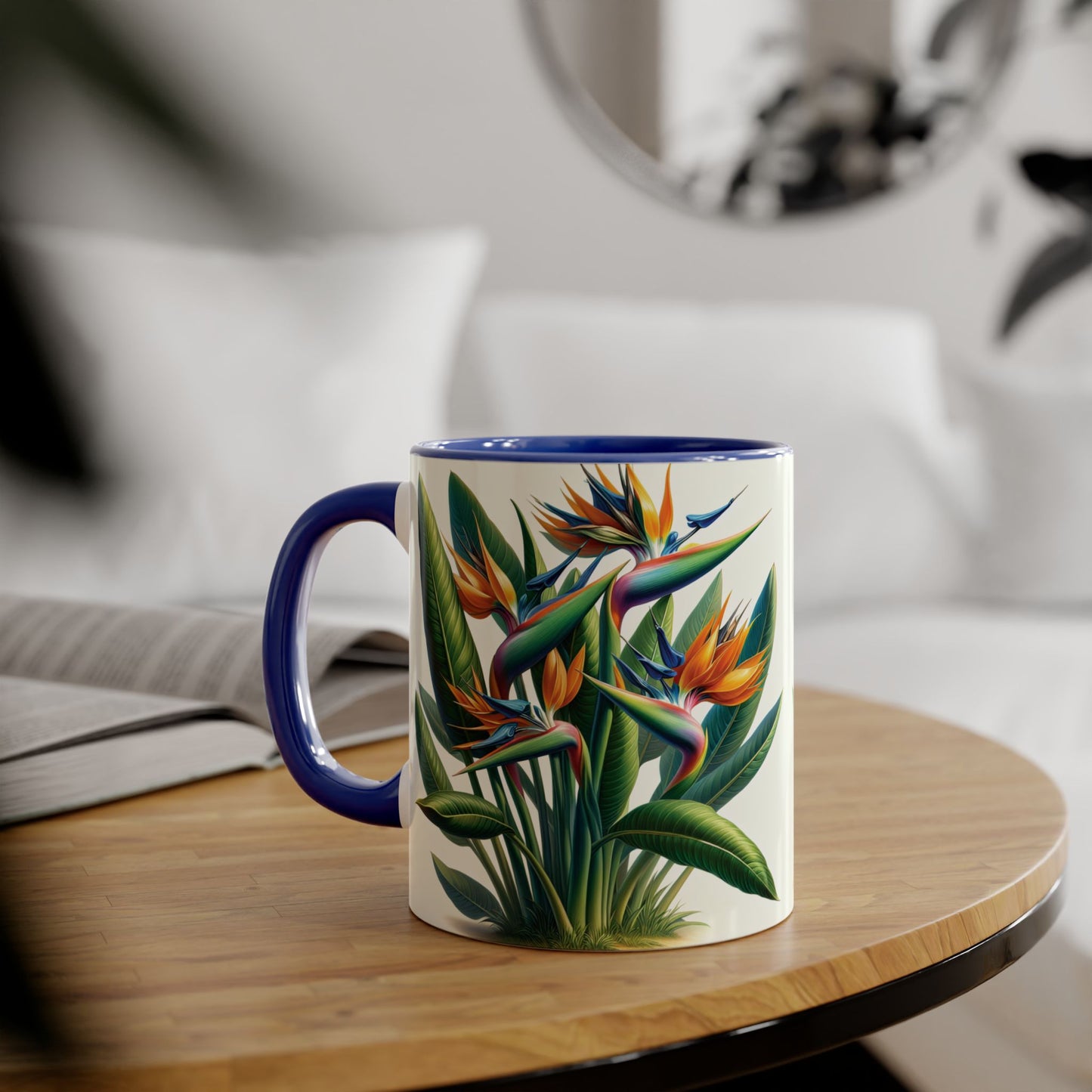 Bird of Paradise Plant Gift, Coffee Cup, Tea Mug, Botanical Kitchen Decor, Nature Lover, Housewarming Present, Tropical Vibes