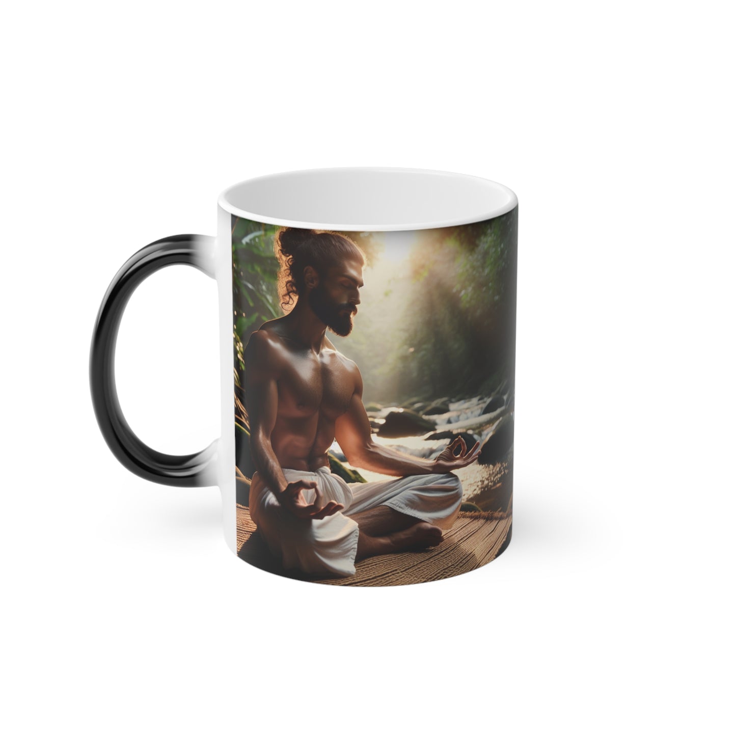 Magic Mug, Grounding Meditation Mug, Relaxation Tea Cup, Yoga Gift, Mindfulness Coffee Mug, Zen Gift for Her, Self Care Drinkware