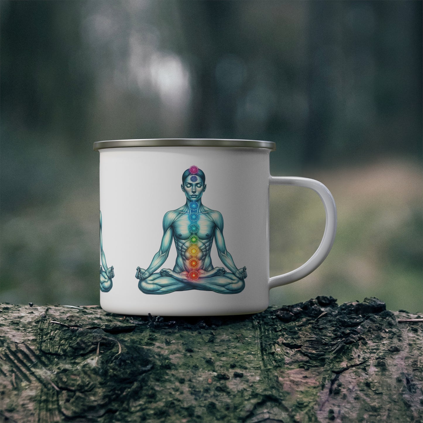 Camping Mug - Chakra Meditation Design