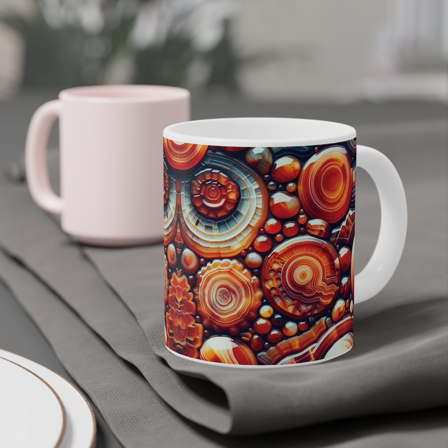 Ceramic Mug - Carnelian Design