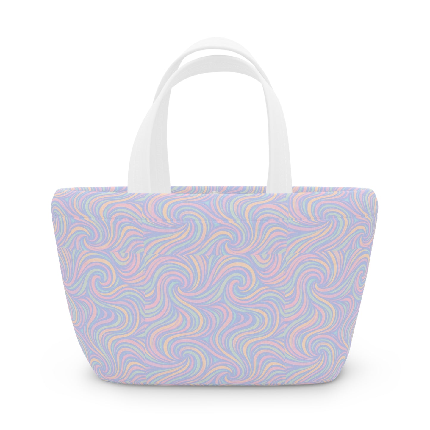 Lunch Bag - Pastel Swirl Print
