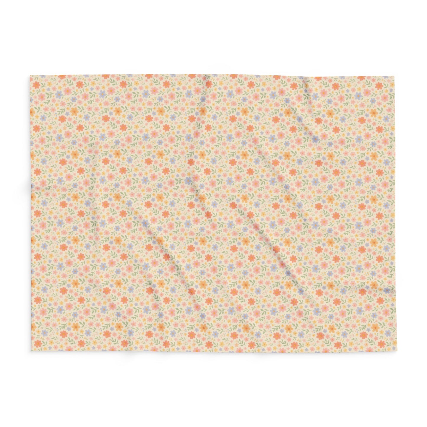 Arctic Fleece Blanket — Cute Floral Cozy Throw