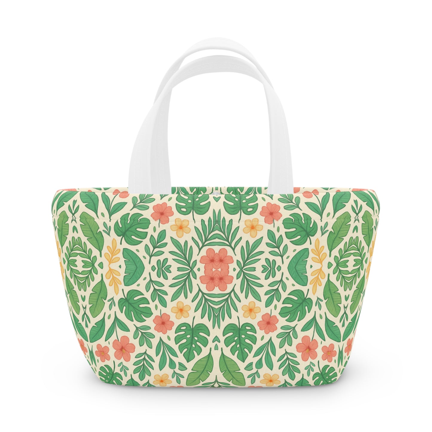 Tropical Floral Lunch Bag