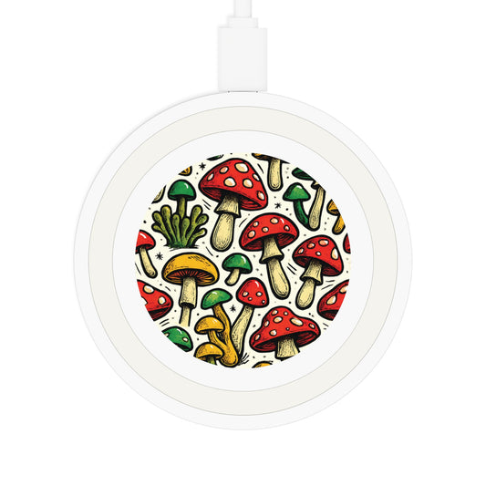 Wireless Charging Pad: Mushroom Design