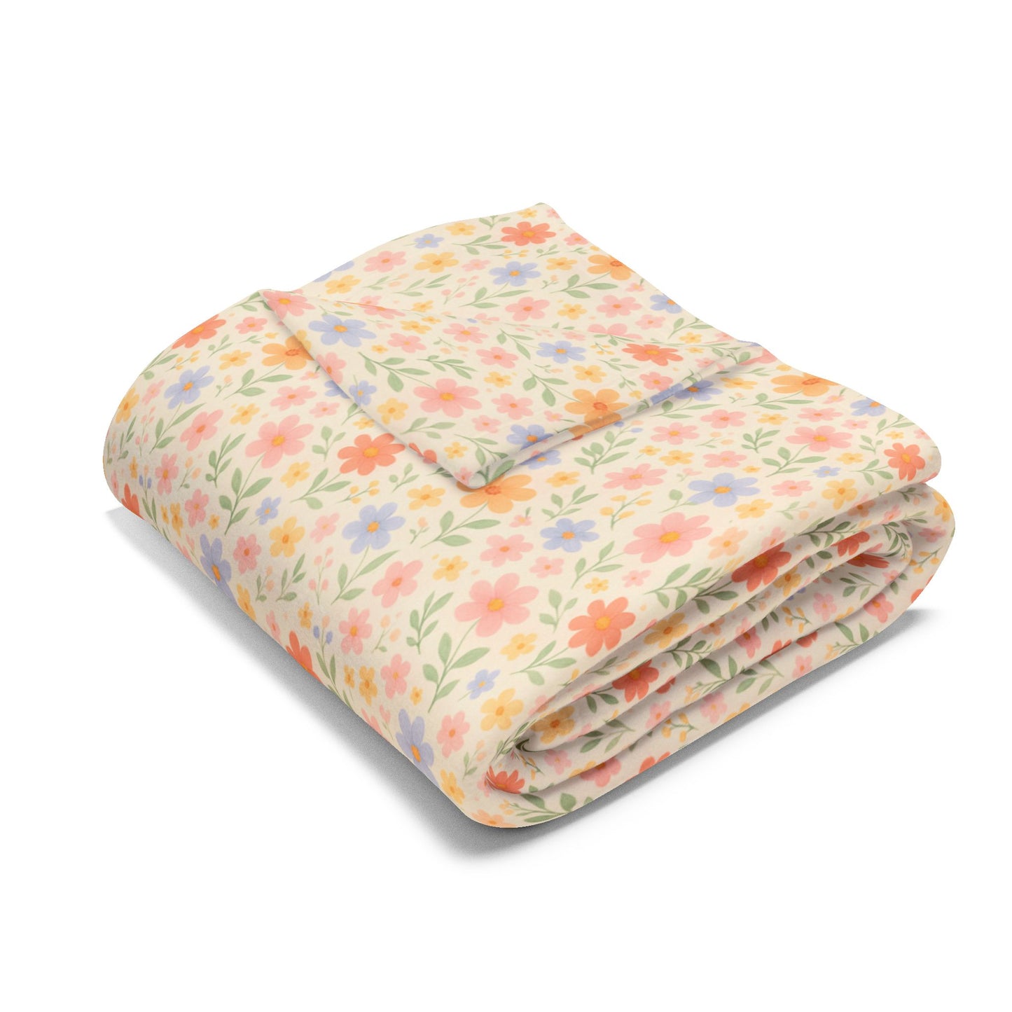 Arctic Fleece Blanket — Cute Floral Cozy Throw