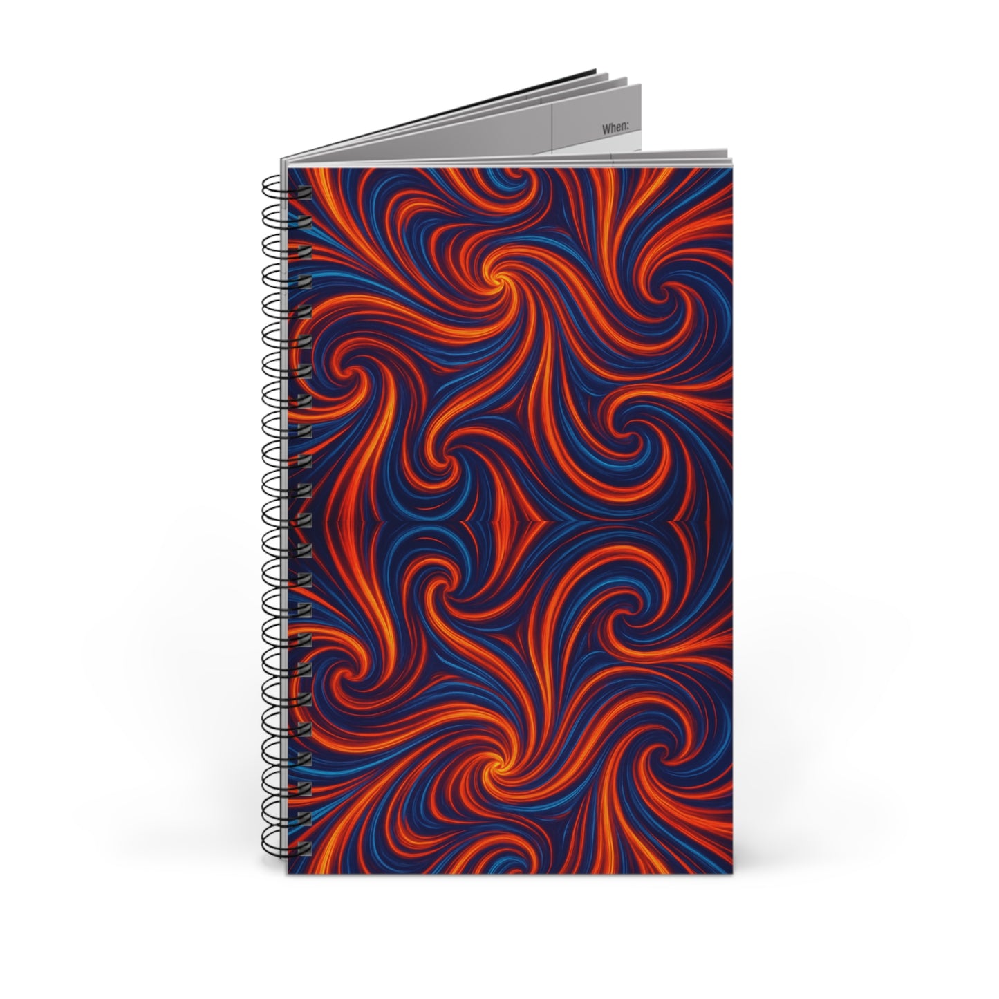 Spiral Journal - Vibrant Swirl Design