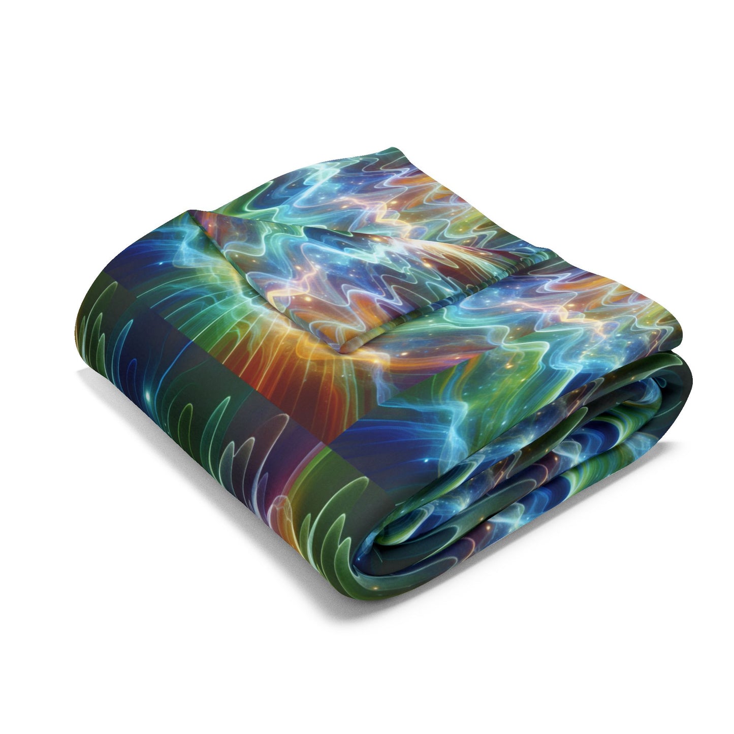 Fleece Blanket - Frequency Waves Design